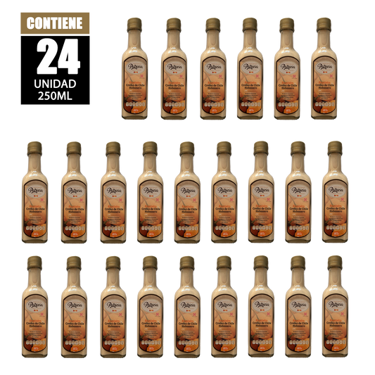 Exquisita Crema Habanera - Juego de 24 Botellas Elegantes de 250ml Cada Una