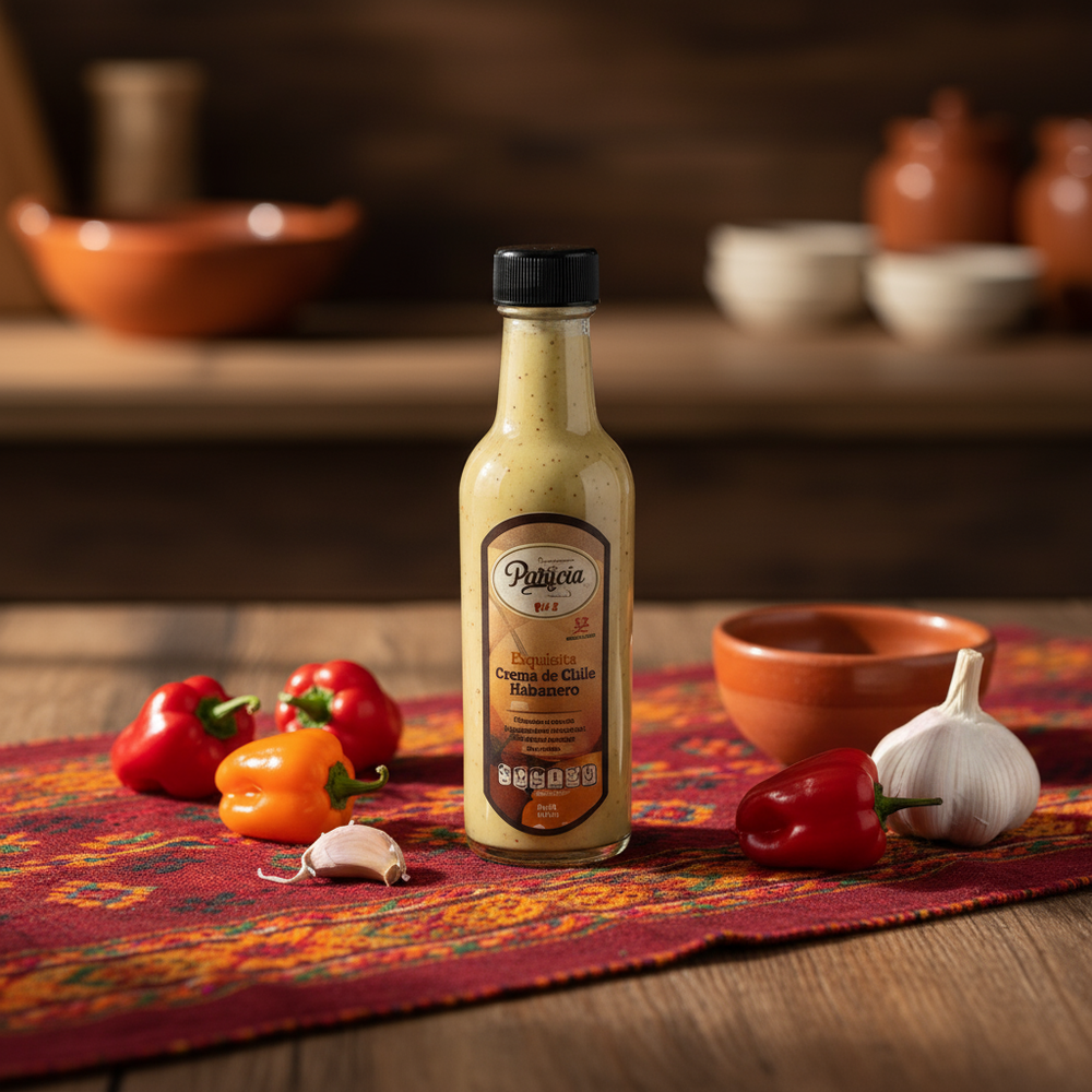 Botella de Crema Habanera Patricia, fotografía de referencia del paquete de 20 botellas de 50 ml